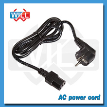 Factory CE ROHS VDE eu 3-prong ac power cord with IEC plug